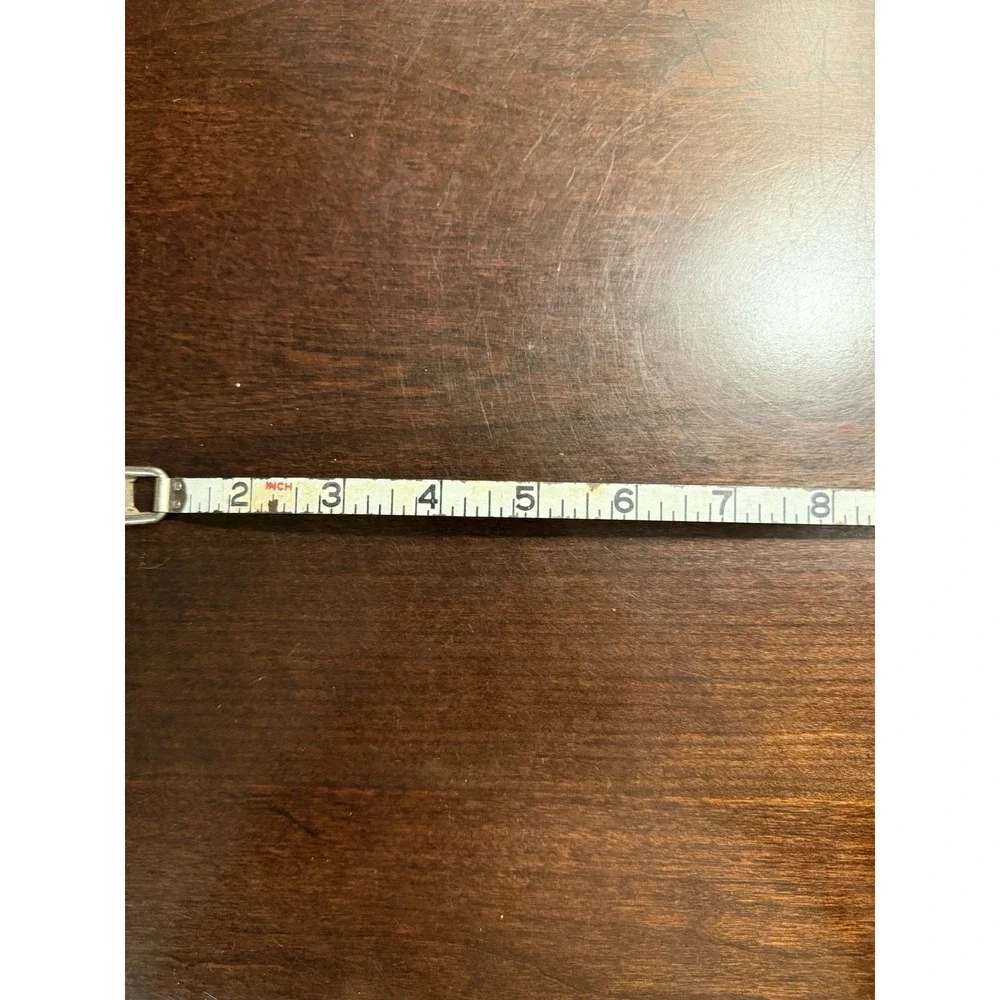 Vintage Lufkin Steel Measuring Tape 50 Foot White Clad HW223 Banner USA